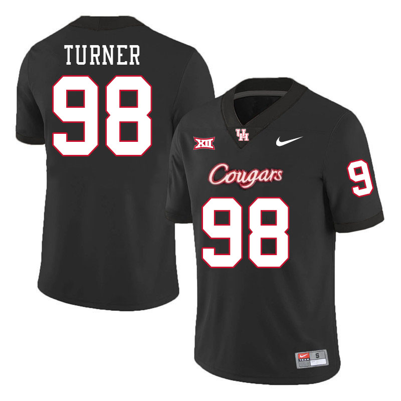 Payton Turner Houston Jersey,Houston Cougars #98 Payton Turner Jersey Youth College Uniforms-Black